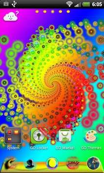 GO Launcher EX Theme Fractals screenshot 5