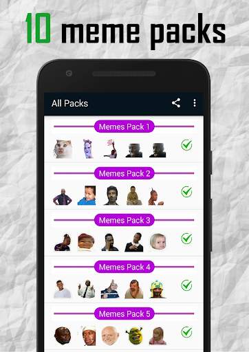 funny meme stickers 2021 -WastickerApp screenshot 2