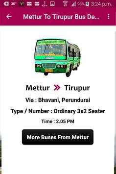 Mettur Bus Info screenshot 6