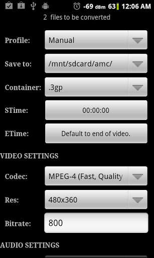Video Converter Android screenshot 3