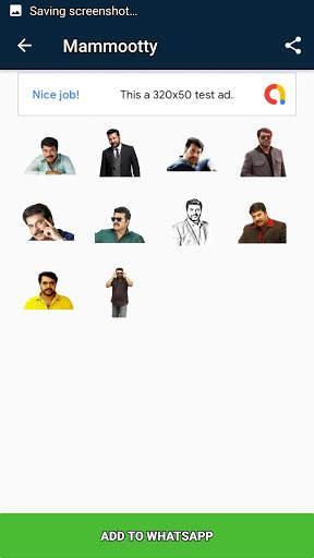 Mammootty sticker for whatsapp screenshot 3