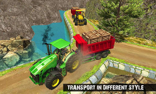 Real Tractor Cargo Transport : New Farming Game 3D screenshot 6