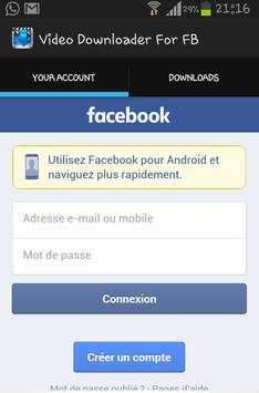 Video Downloader For Facebook screenshot 1
