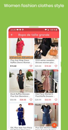 cheap plus size clothing screenshot 6