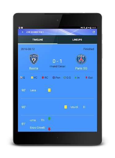 Live Scores 10 in 1 screenshot 9