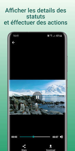 WhatsStatus Saver -Téléchargeur de statut WhatsApp screenshot 6