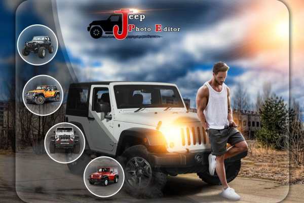 Stylish Jeep Photo Editor screenshot 1