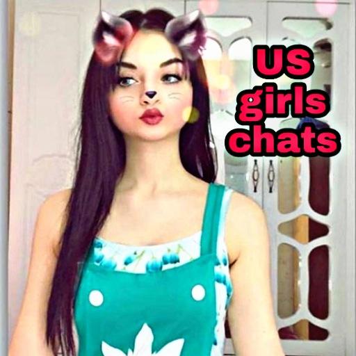 US girls chat random chat icon
