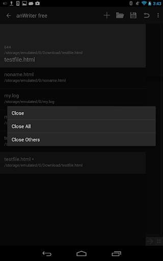 anWriter free HTML editor 10 تصوير الشاشة
