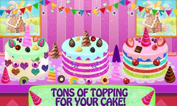 Unicorn Candy Cake Maker screenshot 4