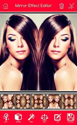 3D Mirror Photo Collage Editor screenshot 1