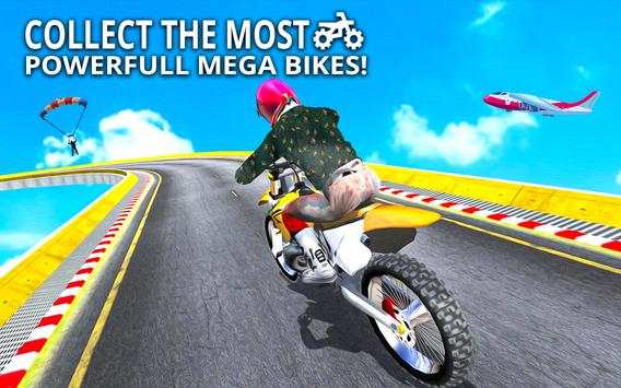 Mega Rampa Bisiklet yarışı - Moto Stunt Master screenshot 3