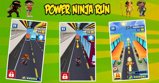 Power Ninja Running: Superboy and Friends screenshot 2