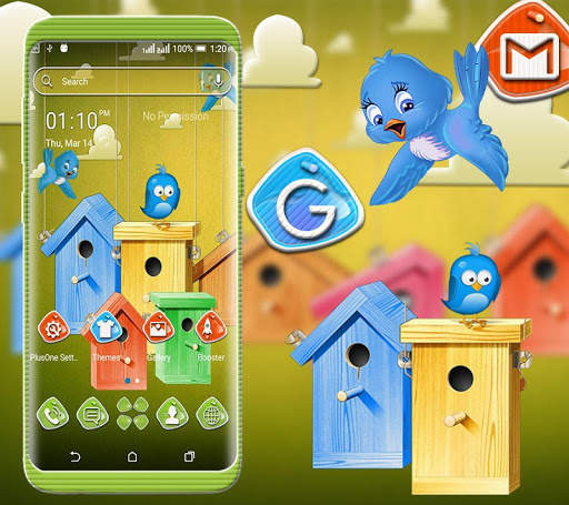 Anim Bird Launcher Theme screenshot 1