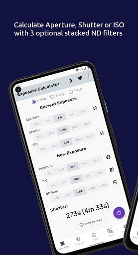 Exposure Calculator screenshot 1