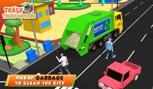 Urban Garbage Truck Driving - Waste Transporter screenshot 8