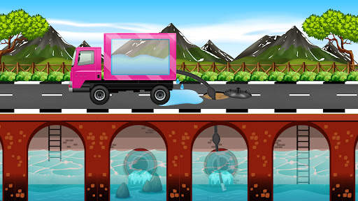 Road Cleaning Truck Games screenshot 4