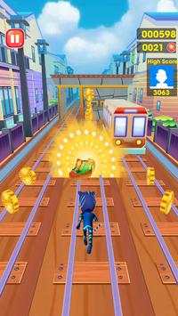 Subway Pj Runner Dash Masks Adventure 3D screenshot 1