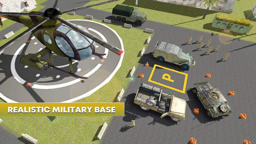 Offroad Army Parking Simulator screenshot 2