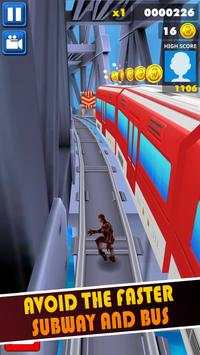 Subway Iron Hero Man Running Clash 👊🔱 screenshot 5