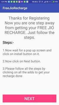 My My Jio Free Recharge and Cashback screenshot 2