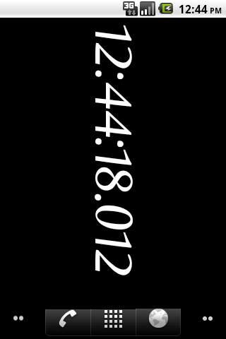 Clock Live Wallpaper (Cassava) screenshot 1