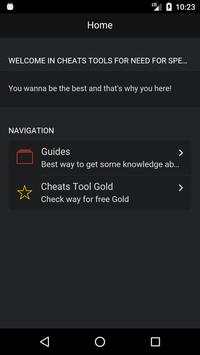 Cheats Tools For Need For Speed No Limits screenshot 1
