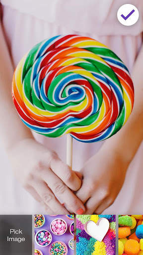 Rainbow Sweet Candies Screen Lock screenshot 3