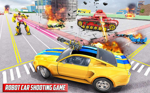 Tank Robot Game 2020 – Police Eagle Robot Car Game screenshot 6