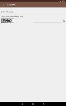 TAN Search, Application Status screenshot 8