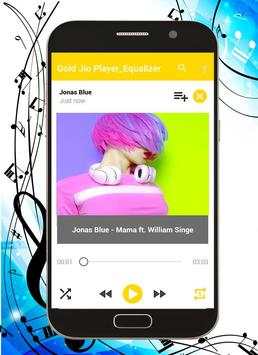 Gold Jio Player_Equalizer Music screenshot 1