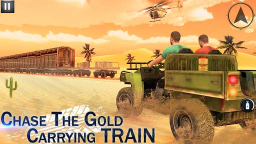 Train shooting game Train Robbery train shooter 3D screenshot 2