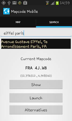 Mapcode Mobile screenshot 2
