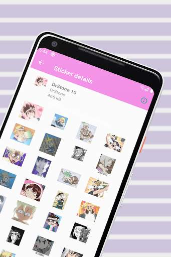Stickers Dr Stone For WhatsApp screenshot 2