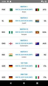 Live Cricket World Cup 2019 Tv screenshot 2