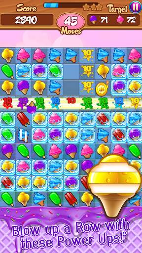 Ice Cream Frozen Mania: Free Match 3 Games Offline screenshot 4