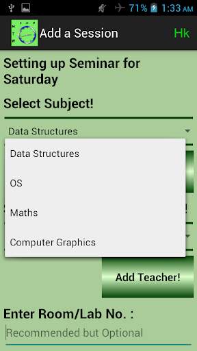 TimeTable screenshot 4