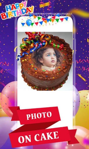 Happy Birthday Photo frame with Name Photo on Cake screenshot 7