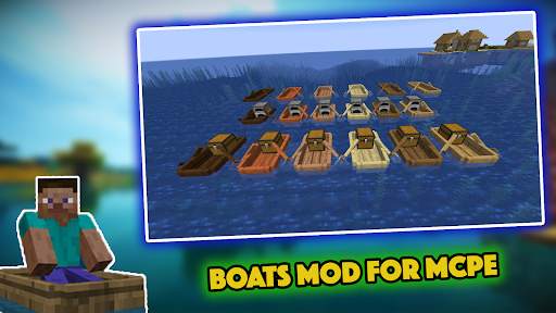 Boats Mods for Minecraft PE screenshot 1