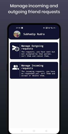Friend Request Manager For Facebook screenshot 1