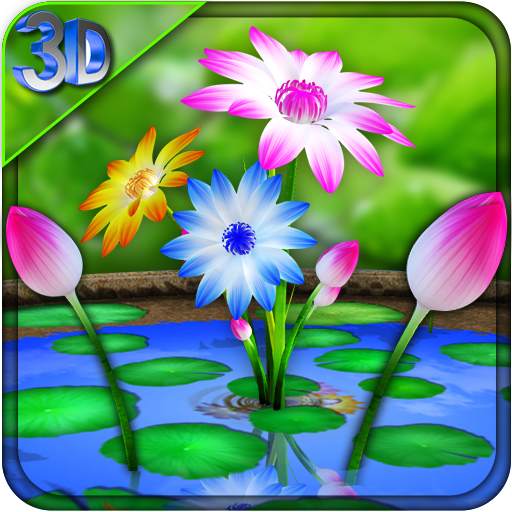 3D Flowers Touch Wallpaper 3.8
