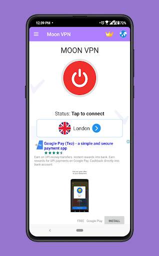 Moon VPN, Free Premium VPN, Fastest VPN App screenshot 2