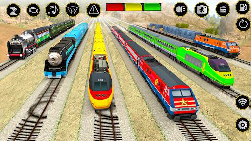 เมือง รถไฟ ซิม- เกมส์ 3 มิติ screenshot 8