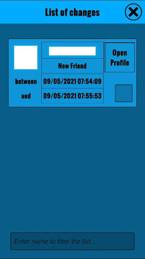 Mister X - Social profile analytics screenshot 2