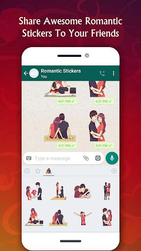 Romantic Stickers for WhatsApp screenshot 8