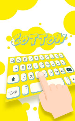 Cotton Keyboard Theme screenshot 3