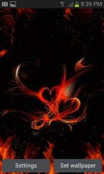 Animated Hearts Live Wallpaper 1 تصوير الشاشة