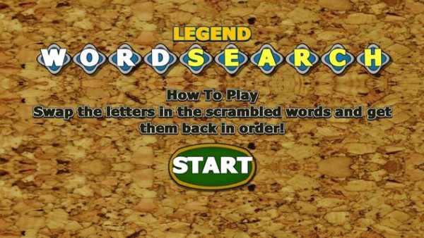 Legend Word Search Game screenshot 1