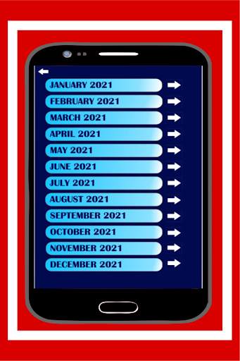 English Calendar Holiday 2021 screenshot 3