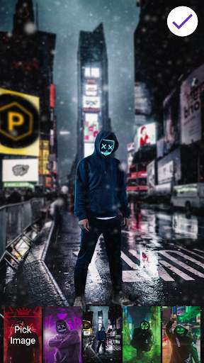 Mask Anonymous Lock Screen & Wallpapers 4 تصوير الشاشة